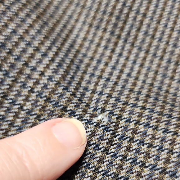 RALPH LAUREN | Gray Houndstooth 100% Wool Two Button Notched Lapel Blazer | 52L - Picture 10 of 16